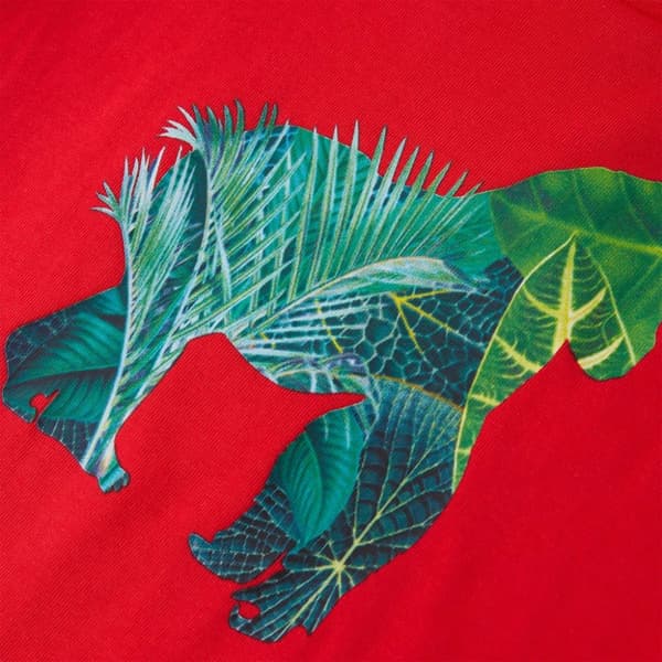 vidaXL T-shirt för barn röd 128