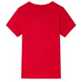 Miniatyrbild 2 av 7: vidaXL T-shirt för barn röd 128