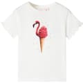 Miniatyrbild 1 av 7: vidaXL T-shirt för barn ecru 140