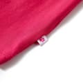 Miniatyrbild 5 av 7: vidaXL T-shirt för barn stark rosa 116