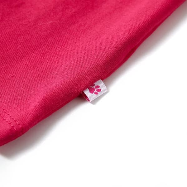 vidaXL T-shirt för barn stark rosa 116