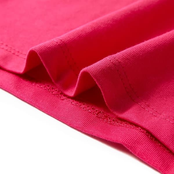 vidaXL T-shirt för barn stark rosa 116