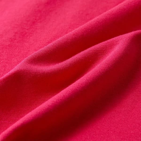vidaXL T-shirt för barn stark rosa 116