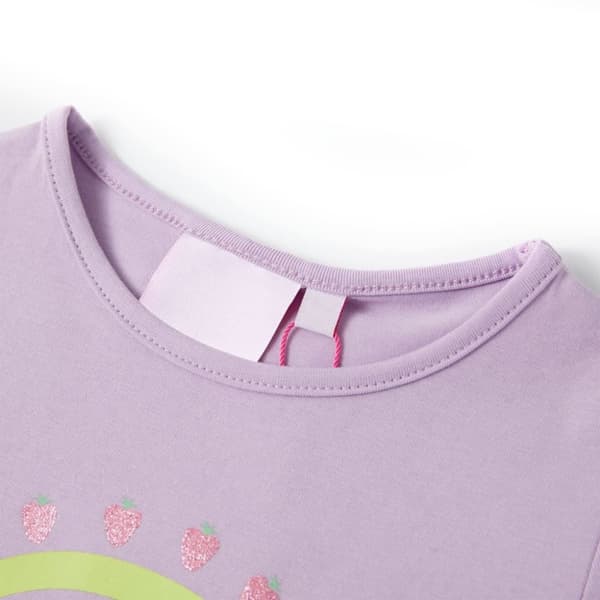 vidaXL Lasten T-paita lila 116