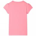Miniatyrbild 2 av 7: vidaXL T-shirt för barn neonrosa 92