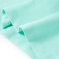 Miniatyrbild 6 av 7: vidaXL T-shirt för barn ljus aqua 128
