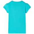 Miniatyrbild 2 av 7: vidaXL T-shirt för barn mintgrön 116
