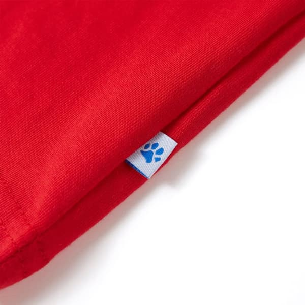 vidaXL T-shirt til børn str. 104 rød