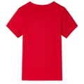 Miniatyrbillede 2 af 7: vidaXL T-shirt til børn str. 104 rød