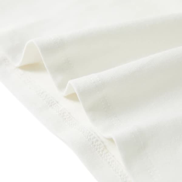 vidaXL T-shirt för barn ecru 128