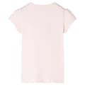 Miniatyrbild 2 av 7: vidaXL T-shirt för barn blekrosa 104