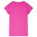 Miniatyrbild 2 av 7: vidaXL T-shirt för barn mörk rosa 128