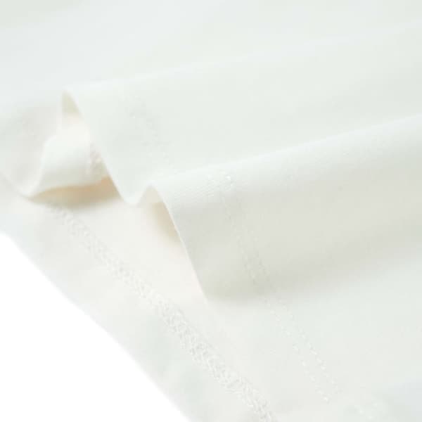 vidaXL T-shirt med volangärmar för barn vit 128