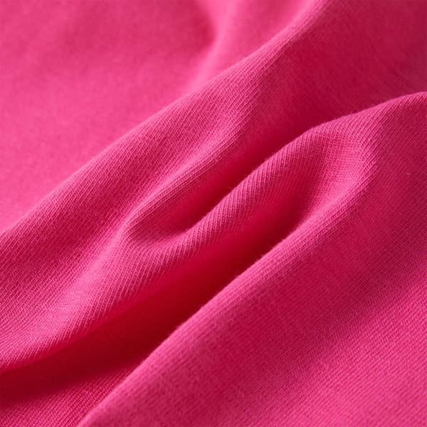 vidaXL T-shirt för barn mörk rosa 140