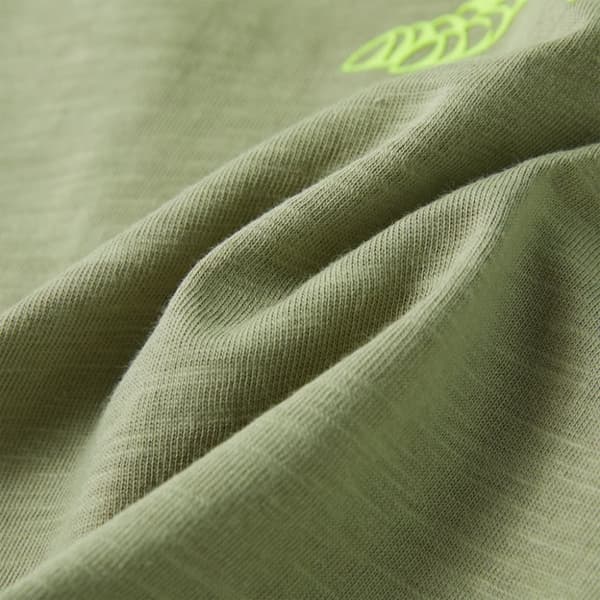 vidaXL T-shirt med korta ärmar för barn ljus khaki 92