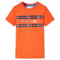 Miniatyrbild 1 av 7: vidaXL T-shirt för barn mörk orange 128