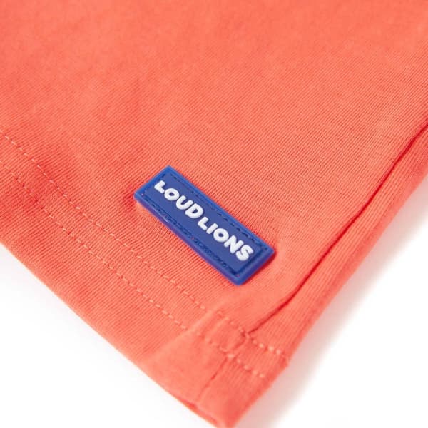vidaXL T-shirt för barn ljusröd 116