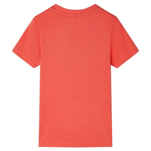 vidaXL T-shirt för barn ljusröd 116