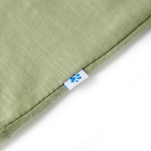 vidaXL T-shirt för barn ljus khaki 92