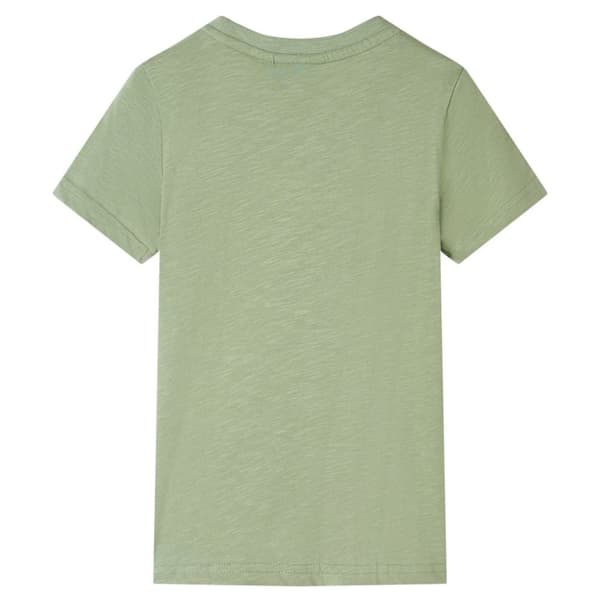 vidaXL T-shirt för barn ljus khaki 92
