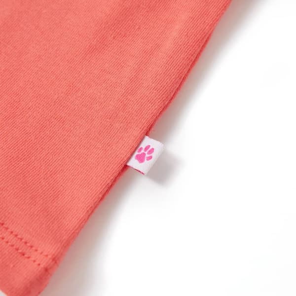 vidaXL Tanktop til børn str. 116 koralrød