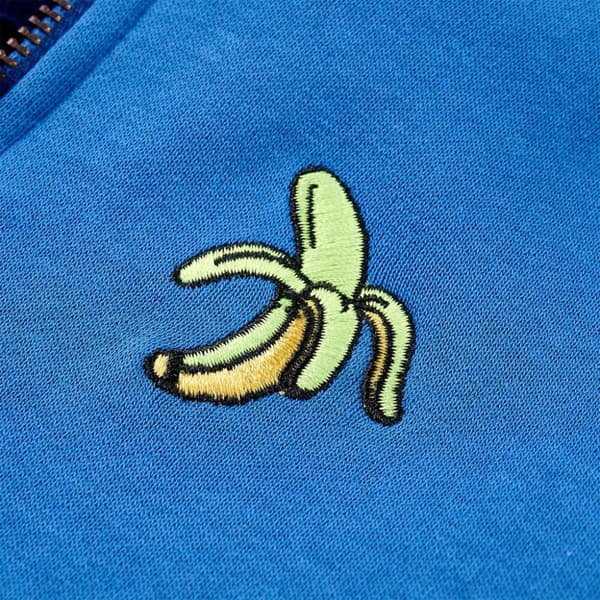 vidaXL Barnhoodie med dragkedja blå 92