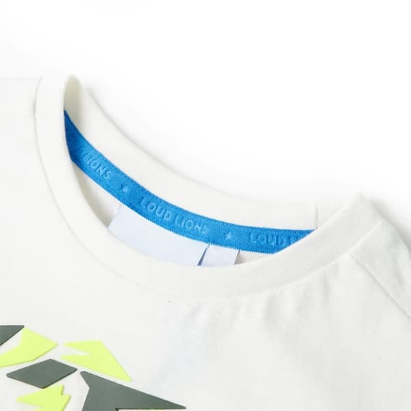 vidaXL T-shirt för barn ecru 104