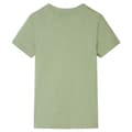 Miniatyrbild 2 av 7: vidaXL T-shirt för barn ljus khaki 140