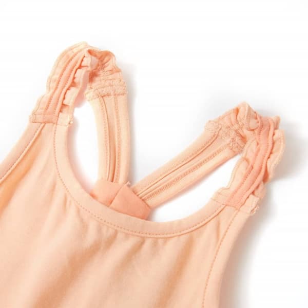 vidaXL Ärmlös barnlinne orange 116
