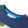 Miniatyrbild 3 av 7: vidaXL T-shirt för barn mörkblå 116