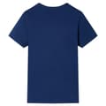 Miniatyrbild 2 av 7: vidaXL T-shirt för barn mörkblå 116