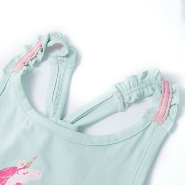 vidaXL Singlet for barn lysemynte 116