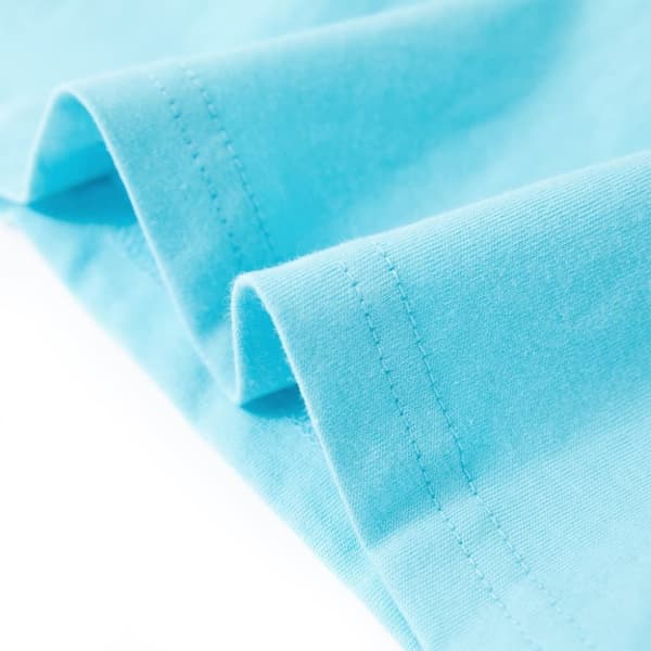 vidaXL T-shirt för barn aqua 92