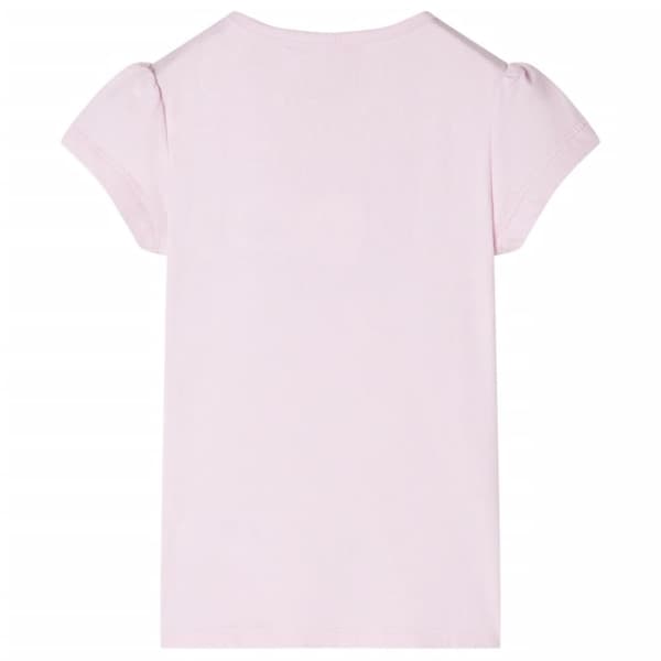 vidaXL T-shirt til børn str. 140 lyserød
