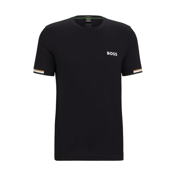 Boss Kortærmet T-shirt 10257118 Sort M Mand
