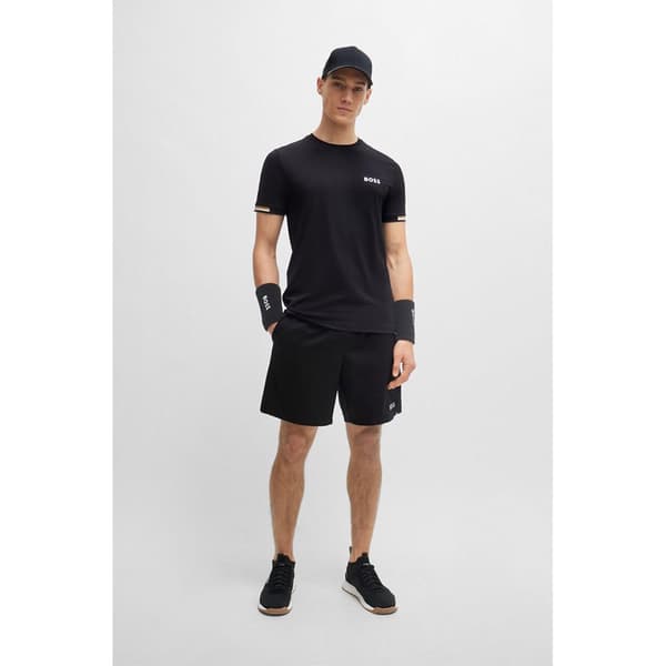 Boss Kortærmet T-shirt 10257118 Sort M Mand