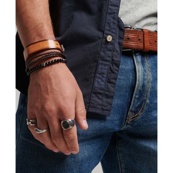 Superdry Långärmad Tröja Merchant Blå M Man