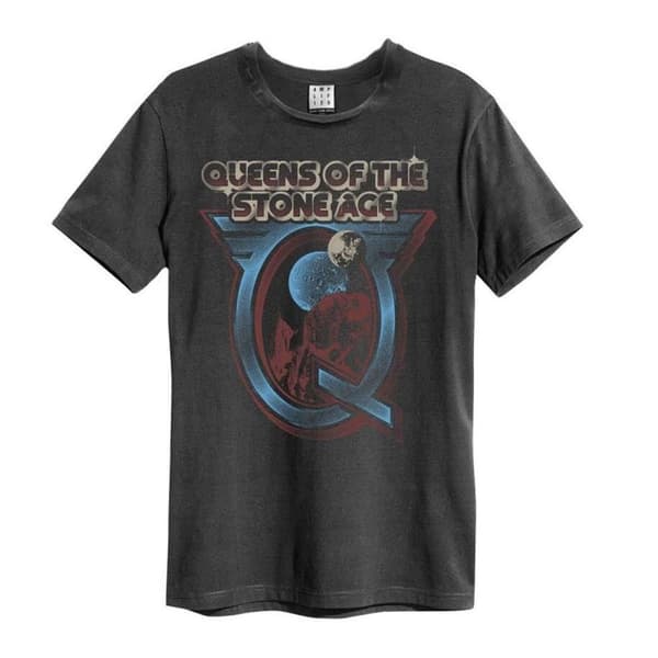 Queens Of The Stone Age Outer Space Amplified X Large Vintage Charcoal T Shirt