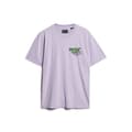 Miniatyrbild 2 av 6: Superdry Kortärmad T-shirt Neon Travel Chest Loose Lila M Man