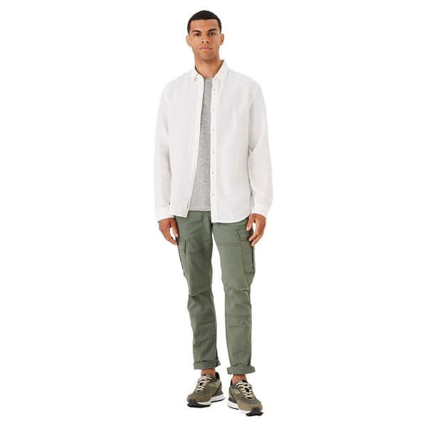 Garcia Lang ærmet Skjorte Z1170 Beige M Mand