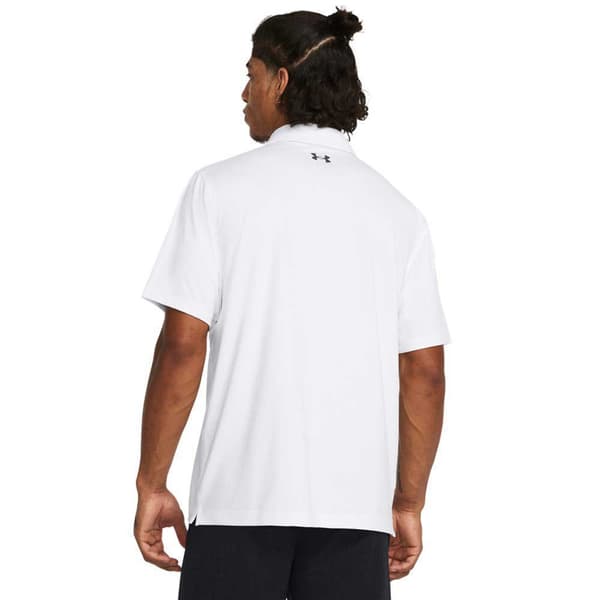 Under Armour Golf Kortärmad Piké Tee To Green Vit 2XL