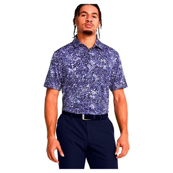 Under Armour Golf Kortärmad Piké Playoff 3.0 Printed Lila M