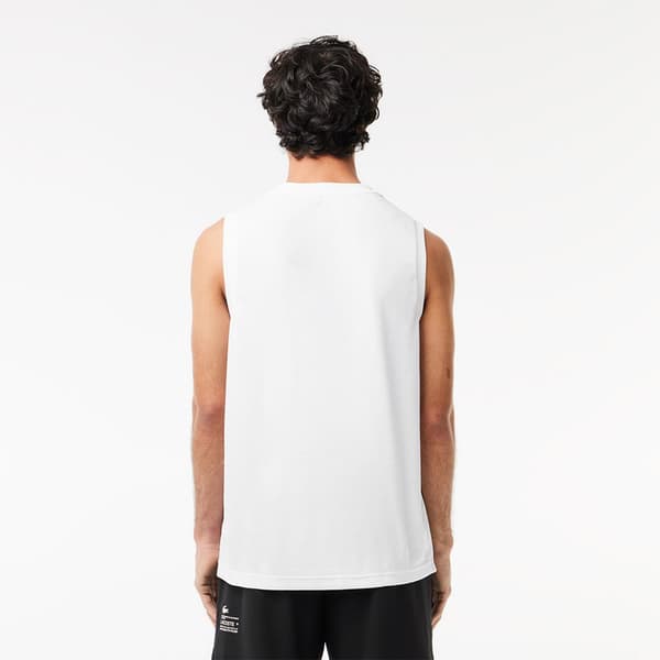 Lacoste Kortærmet T-shirt Th2402 Hvid 4 Mand