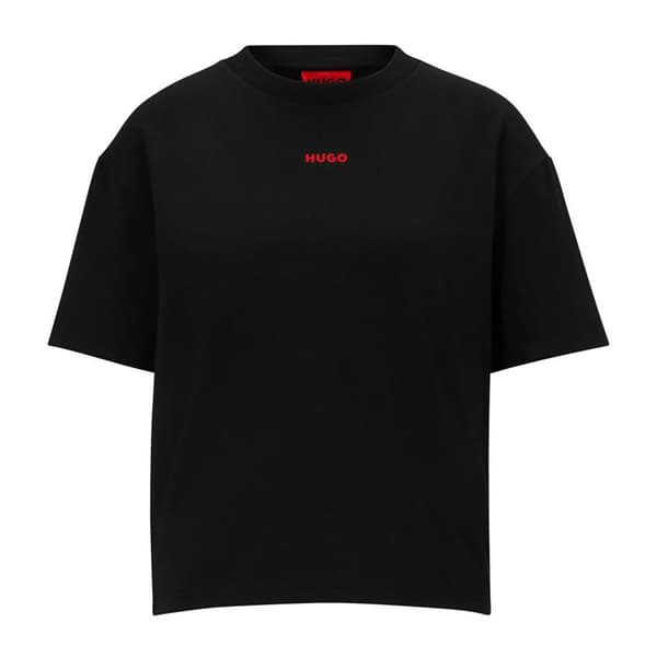Hugo Kortärmad T-shirt Shuffle 10249155 Svart L Kvinna
