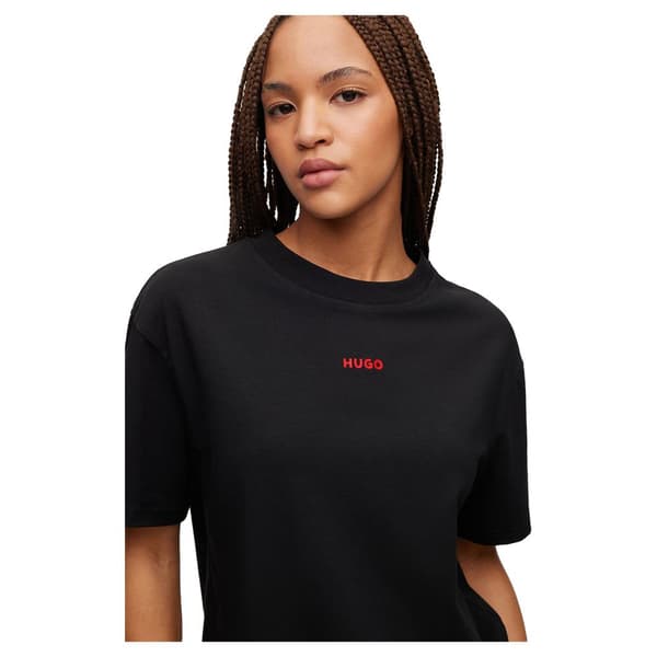 Hugo Kortärmad T-shirt Shuffle 10249155 Svart L Kvinna