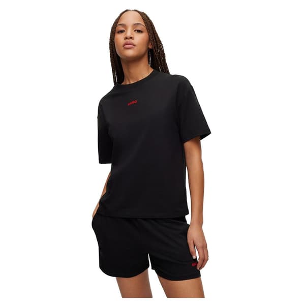 Hugo Kortärmad T-shirt Shuffle 10249155 Svart L Kvinna