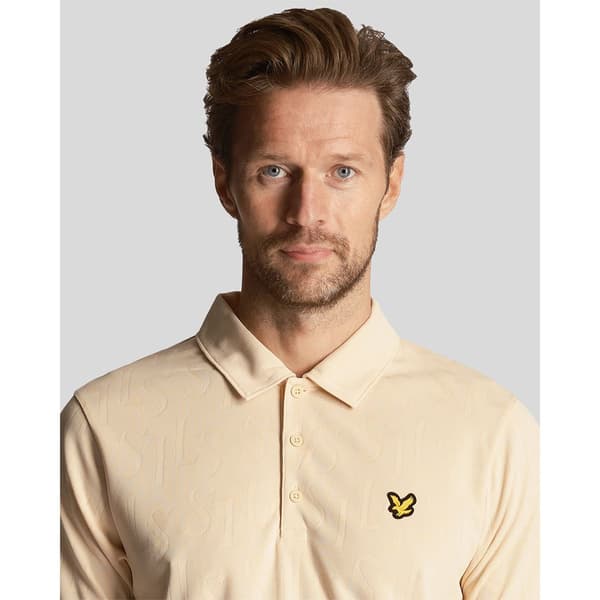 Lyle & Scott Lyhythihainen Poolo Monogram Jacquard  M
