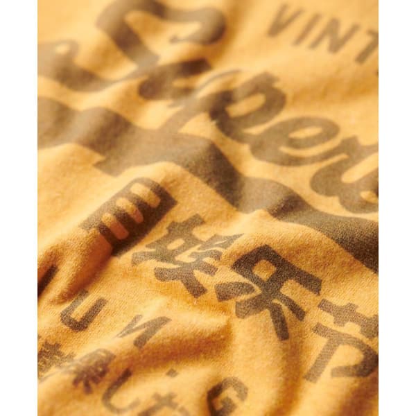 Superdry Lyhythihainen T-paita Classic Vintage Logo Heritage Keltainen M Mies