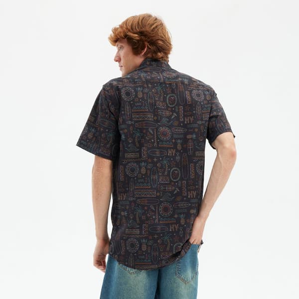 Hydroponic Kortärmad Tröja Tribal  2XL Man
