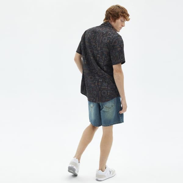 Hydroponic Kortärmad Tröja Tribal  2XL Man